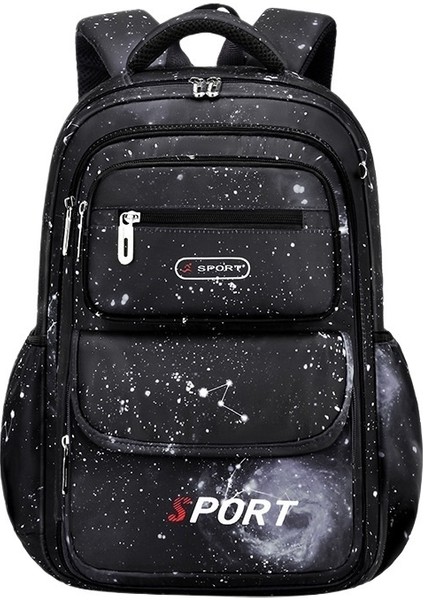 Erkek Çocuklar ve Ilkokul Öğrencileri Için Yıldızlı Gökyüzü Ultra Hafif, Büyük Kapasiteli, Yükü Azaltan, Omurgayı Koruyan Okul Çantası (Yurt Dışından)