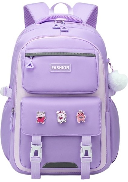 Kızlar Için Okul Çantaları Ortaokul Kız Ilkokul Öğrencileri 1-3-6 Üçüncü Ila Altıncı Sınıf Kızlar Için Büyük Kapasiteli Hafif Sırt Çantası (Yurt Dışından)