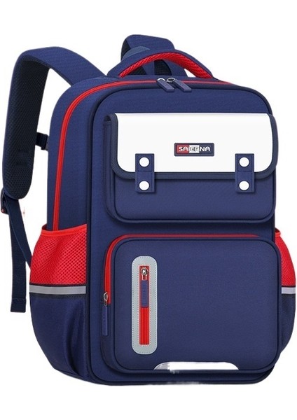 Ilkokul Öğrencilerinin 1-3-6. Sınıflar Için Okul Çantaları Kız ve Erkek Çocuklar Için Omurgayı Koruyan ve Yükü Azaltan Ingiliz Tarzı Sırt Çantaları (Yurt Dışından)