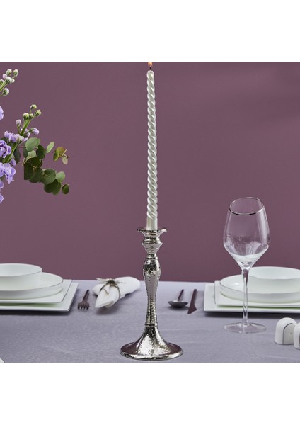 Rena Şamdan Silver 26 cm