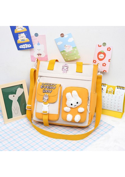 Ilkokul ve Ortaokul Öğrencileri Için Eğitim Çantası, El Çantası, Omuz Çantası, Çapraz Vücut Sanatı Okul Çantası (Yurt Dışından)