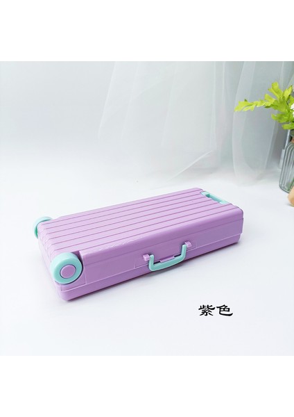 Tramvay Kutusu Şekli Çift Katmanlı Büyük Kapasiteli Kırtasiye Kutusu Yaratıcı Kırtasiye Malzemesi Saklama Kutusu (Yurt Dışından)