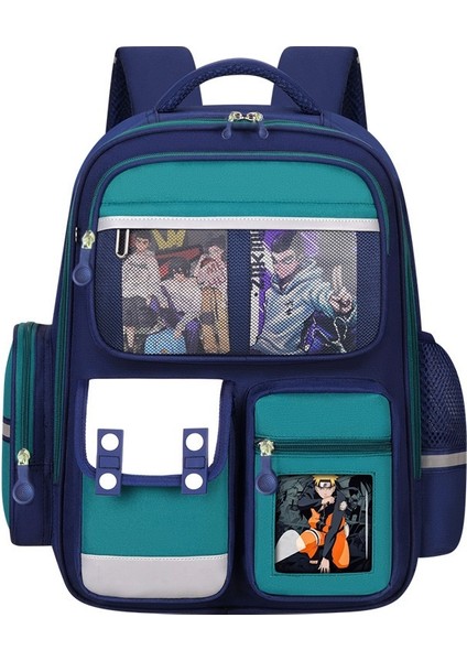 Ilkokul Öğrencilerinin Okul Sezonu Başlangıcına Yönelik, Unisex, Ingiliz Tarzı, Geniş Kapasiteli, Basıncı Azaltan, Belini Koruyan ve Su Geçirmez Okul Çantaları (Yurt Dışından)