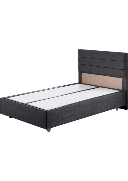 Sofia Tek Kişilik Baza Başlık Comfort Yatak Seti - Antrasit modelleri