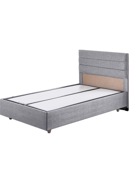 Sofia Tek Kişilik Baza Başlık Comfort Yatak Seti - Açık Gri modelleri