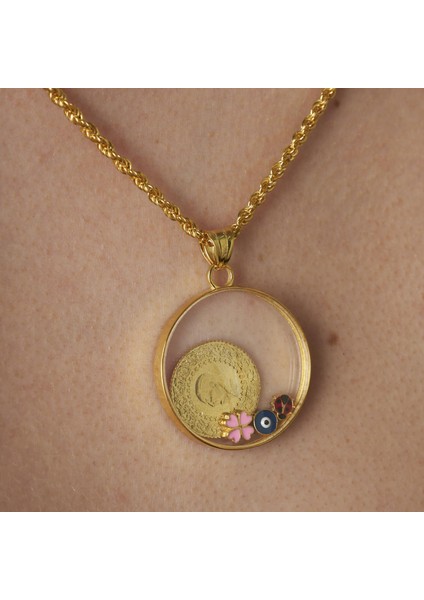 Dörde Bölünmüş Camdan Kolye Ucu fiyatları