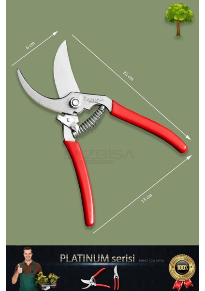 Tekno Trust Tekli Bağ Makası Budama Makası Bağ Bahçe Makası Ağaç Dal Budama Makasıı 90-99 Paslanmaz Çelik fiyatları