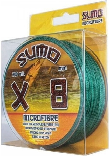 Tekno Trust Sumo X8 Örgü 300 mt -0,15MM-YEŞIL