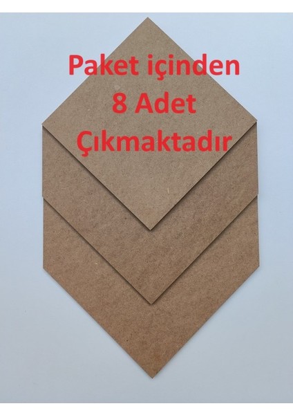 Tncn Mobilya Çamlıca Duvar Paneli (8 Adet) Dekoratif, Duvar Çıtası, Ahşap Duvar Paneli, Boyanabilir, Ham, Mdf