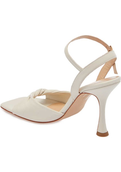 Beyaz Hakiki Deri Kadın Stiletto - K24I1AY67184-N3O fiyatları