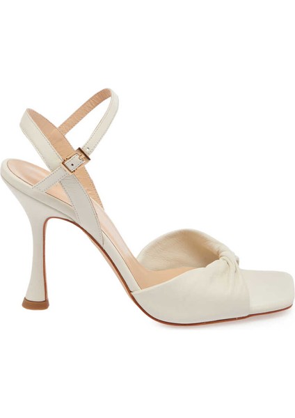 Beyaz Hakiki Deri Kadın Stiletto - K24I1AY67184-N3O modelleri