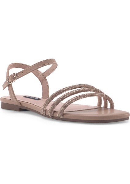 Angel 3fx Krem Kadın Düz Sandalet fiyatları