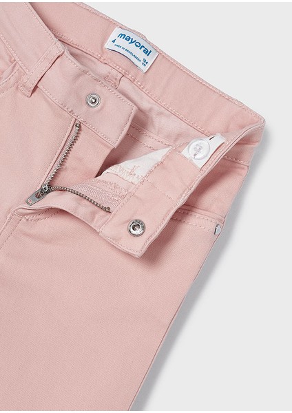 Kız Çocuk Dar Kesim Pantolon Pembe 3533