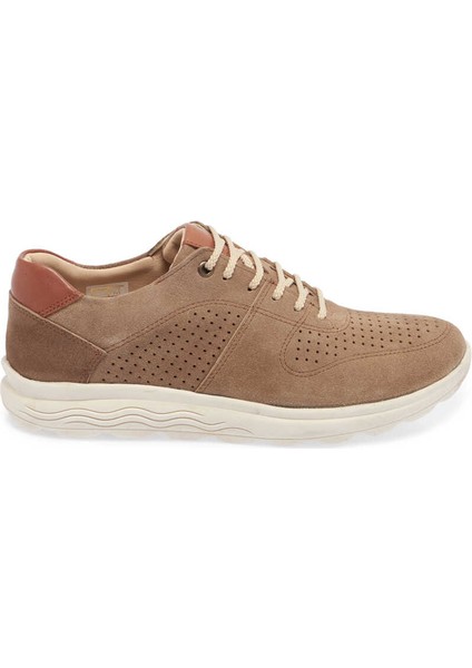 Kum Hakiki Nubuk Deri Erkek Sneaker - E24I1AY56858-A84
