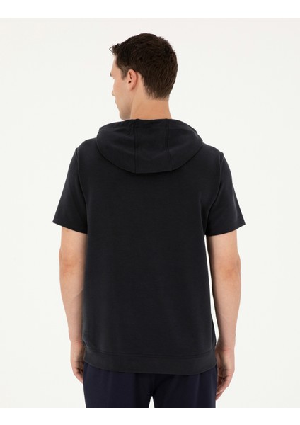 Erkek Siyah Regular Fit Sweatshirt 50285404-VR046
