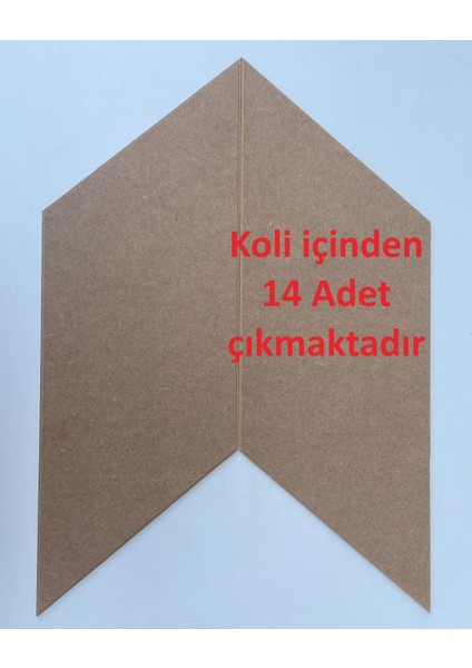 Tncn Mobilya Konya Model 19,2X55CM  Dekoratif Mdf Duvar Paneli , 3D Ahşap Duvar Sanatı 14 Adetli