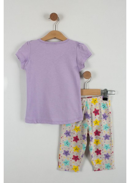 Magic Yıldız Baskılı Kız Çocuk Yazlık Alt Üst Takım fiyatları