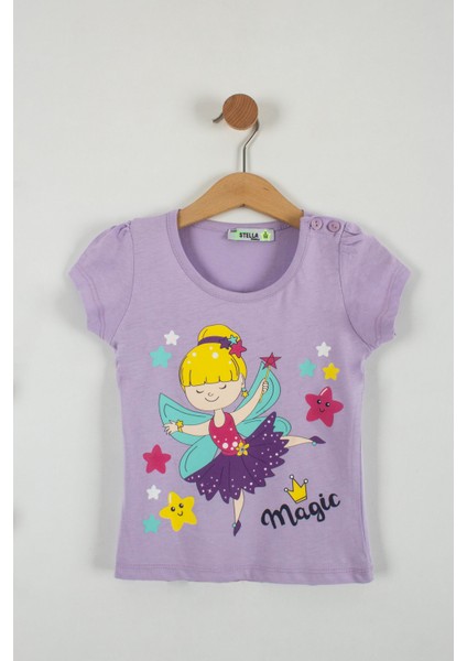 Magic Yıldız Baskılı Kız Çocuk Yazlık Alt Üst Takım fırsatları