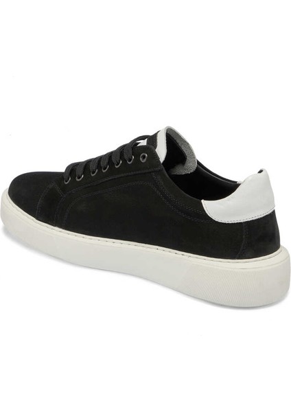 Siyah Deri Erkek Sneaker - E24I1AY56844-A23  Siyah