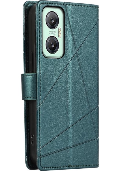 Infinix Sıcak 20 5g Şok Emici Üç Kart Yuvaları Kickstand Için Flip Case (Yurt Dışından)