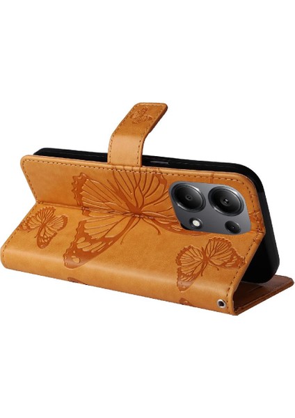 Xiaomi Redmi Not Için Flip Case 13 Pro 4g Flip Kickstand Manyetik Kapak Pu (Yurt Dışından)