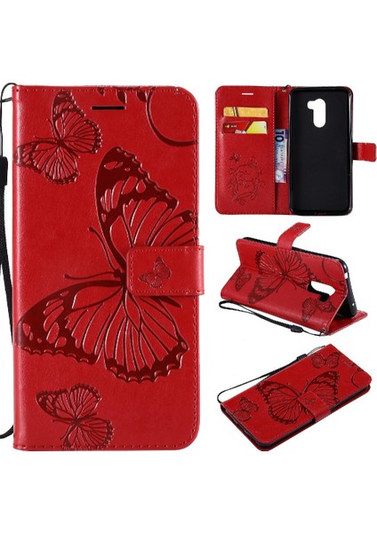 Kart Yuvası Standı ile Xiaomi Pocophone F1 Için Flip Case Pu Deri Manyetik (Yurt Dışından)