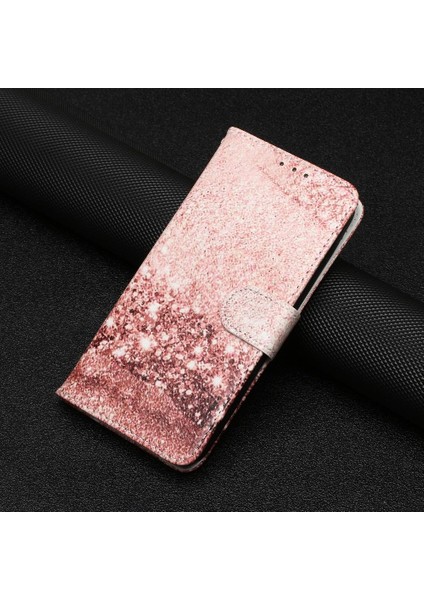 Iphone 15 Için Flip Case Pro Max Mermer Desen Pu Deri Cüzdan Tam Kart (Yurt Dışından)