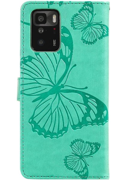 Xiaomi Redmi Not Için Flip Case 10 Pro 5g Flip Kickstand ile Kart Yuvası Pu (Yurt Dışından)