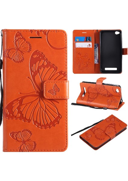 Xiaomi Redmi 4A Manyetik Kapak Darbeye Kapak Flip Pu Için Flip Case (Yurt Dışından)