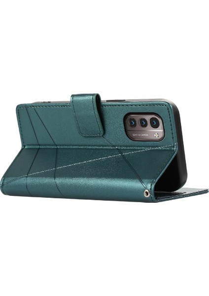 Nokia G21 Kickstand Darbeye Şok Emici Üç Kart Için Flip Case (Yurt Dışından) indirimleri