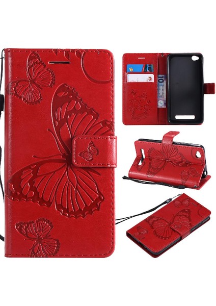 Xiaomi Redmi 4A Manyetik Kapak Darbeye Kapak Flip Pu Için Flip Case (Yurt Dışından)