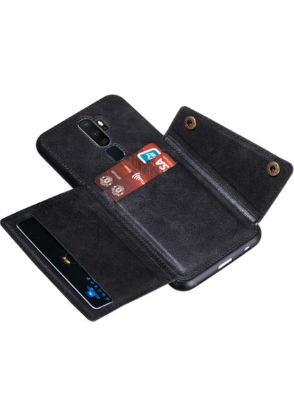 Oppo A5 2020 Kickstand Cüzdan Kılıf Için Cüzdan Kılıf Buit Demir Darbeye Dayanıklı (Yurt Dışından) indirimleri