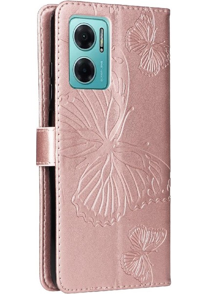 Xiaomi Redmi Not 11E Için Flip Case Pu Deri Darbeye Kapak Manyetik (Yurt Dışından)