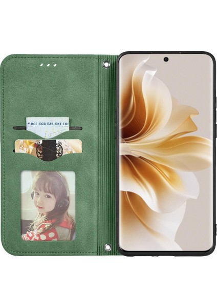 Oppo Oppo 11 Pro 5g Için Flip Case Darbeye Cüzdan Deri Kılıf Flip (Yurt Dışından)