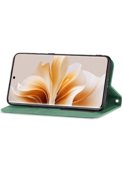 Oppo Oppo 11 Pro 5g Için Flip Case Darbeye Cüzdan Deri Kılıf Flip (Yurt Dışından)