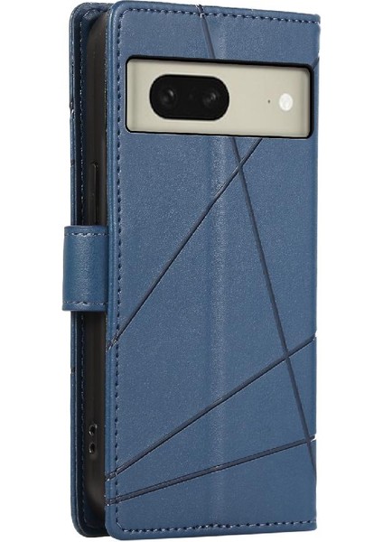 Google Piksel 8 Şok Emici Kickstand Üç Kart Yuvaları Için Flip Case (Yurt Dışından)