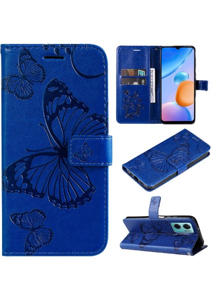 Xiaomi Redmi Için Flip Case 10 Başbakan 5g Darbeye Kapak Kart Yuvası ile Pu (Yurt Dışından)