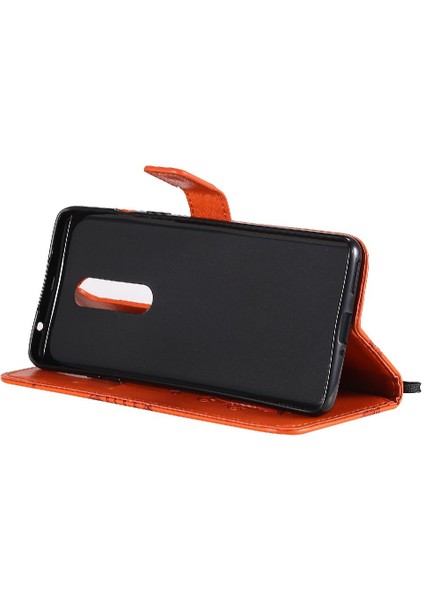 Mays Home1 Kart Yuvası Standı ile Oneplus 8 Flip Kickstand Pu Deri Için Flip Case (Yurt Dışından)