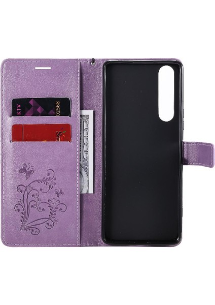 Sony Xperia 1 Ii Darbeye Kapak Flip Case Kickstand Pu Deri (Yurt Dışından)