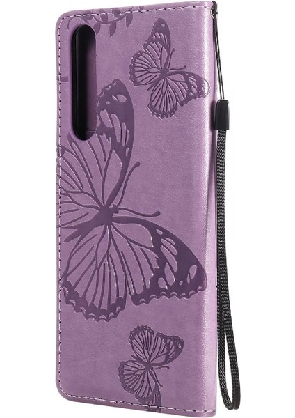 Sony Xperia 1 Ii Darbeye Kapak Flip Case Kickstand Pu Deri (Yurt Dışından)