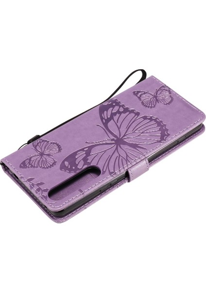 Sony Xperia 1 Ii Darbeye Kapak Flip Case Kickstand Pu Deri (Yurt Dışından)