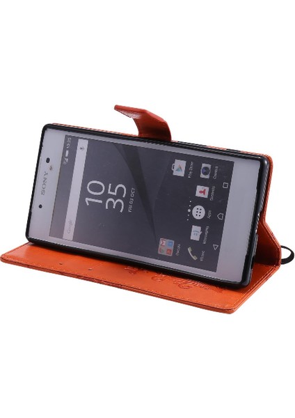 Sony Xperia Z5 Flip Kickstand Manyetik Kapak Için Flip Case Kart Yuvası ile (Yurt Dışından) fırsatları