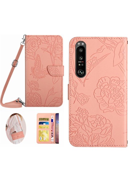 Sony Xperia 1 Vi Için Flip Case Yumuşak Pu Deri Kart Tutucu ve Uzun ve (Yurt Dışından)