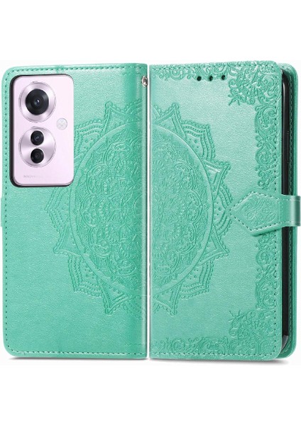 Oppo RENO11 F 5g Için Flip Case Kapak Deri Kılıf Basit Iş (Yurt Dışından)