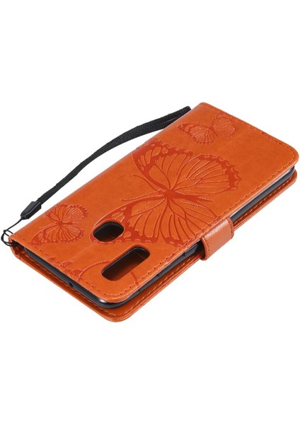 Kart Yuvası Standı Pu ile Samsung Galaxy A20E Darbeye Kapak Için Flip Case (Yurt Dışından) indirimleri