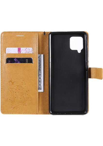 Samsung Galaxy Case 5g Flip Kickstand Darbeye Kapak Pu Deri (Yurt Dışından)
