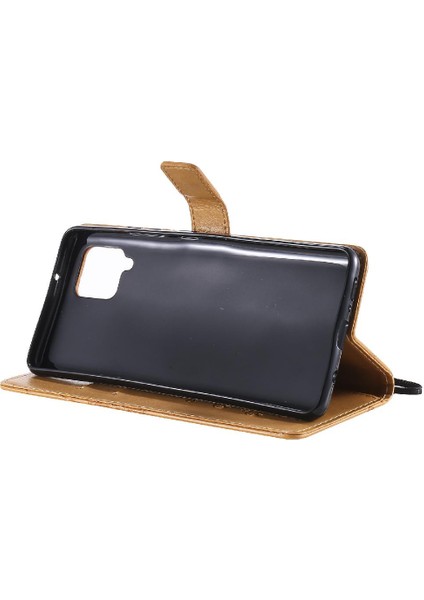 Samsung Galaxy Case 5g Flip Kickstand Darbeye Kapak Pu Deri (Yurt Dışından)