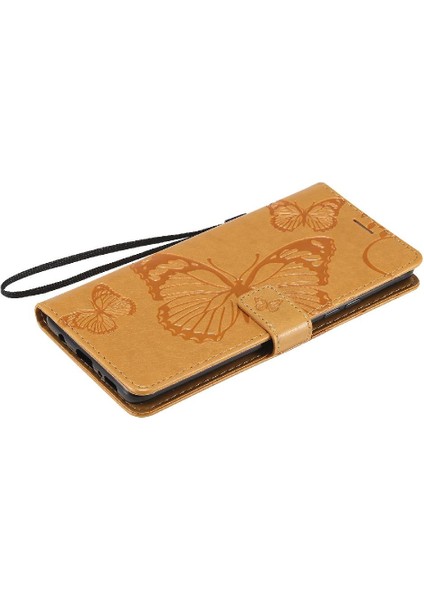 Samsung Galaxy Case 5g Flip Kickstand Darbeye Kapak Pu Deri (Yurt Dışından)