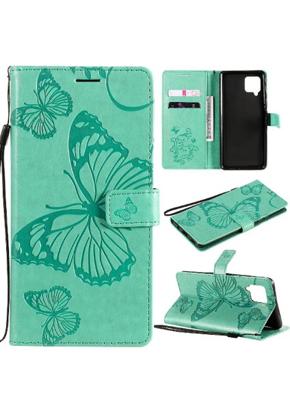 Samsung Galaxy Case 5g Flip Kickstand Darbeye Kapak Pu Deri (Yurt Dışından)
