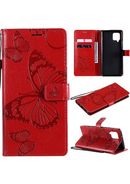 Samsung Galaxy Case 5g Flip Kickstand Darbeye Kapak Pu Deri (Yurt Dışından)
